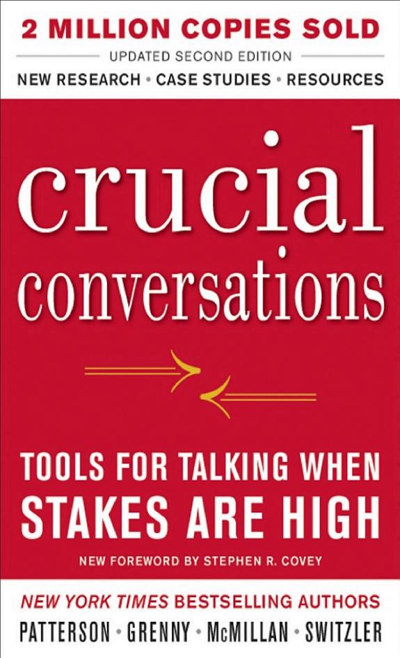 Crucial Conversations: Tools for Talking When Stakes Are High book cover