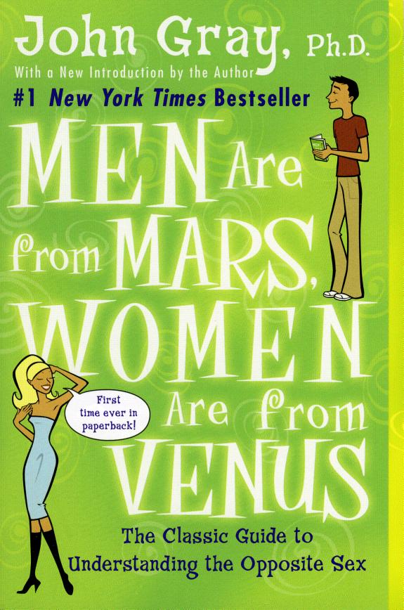 Men Are from Mars, Women Are from Venus book cover