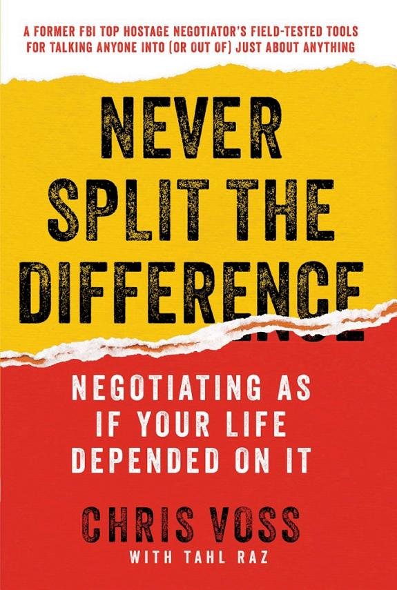 Never Split the Difference book cover