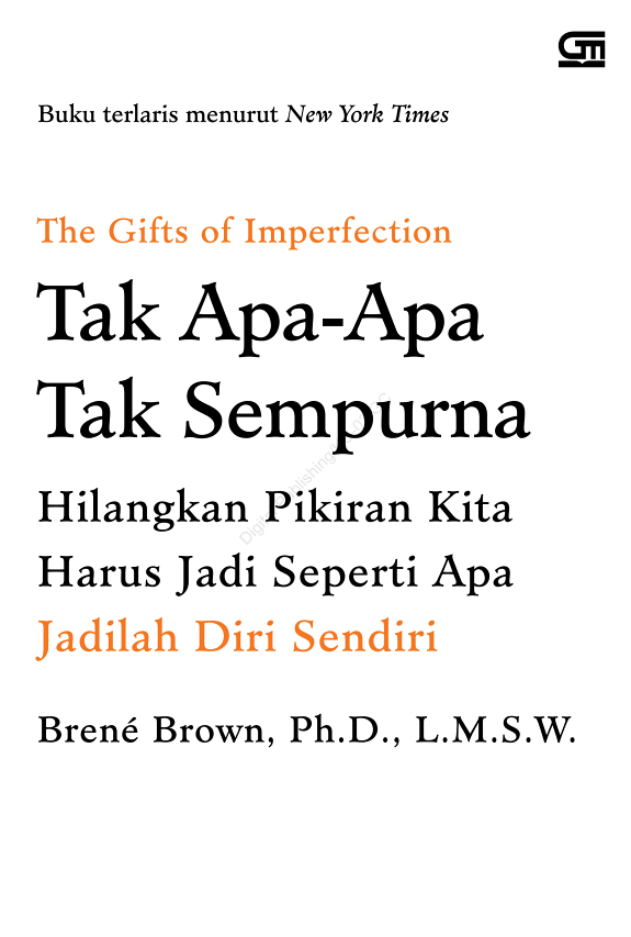 The Gifts of Imperfection book cover