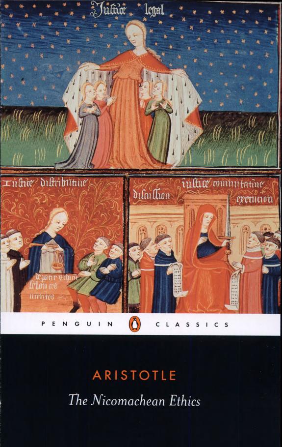 The Nicomachean Ethics book cover
