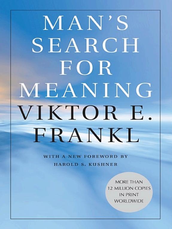 Man s Search for Meaning book cover